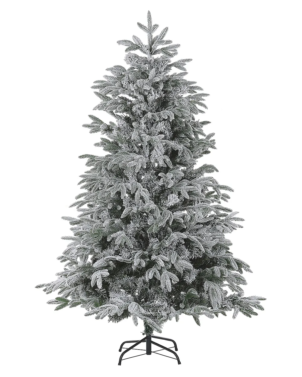 Árbol de Navidad Artificial Nevado BASSIE 180 cm Blanco Nevado