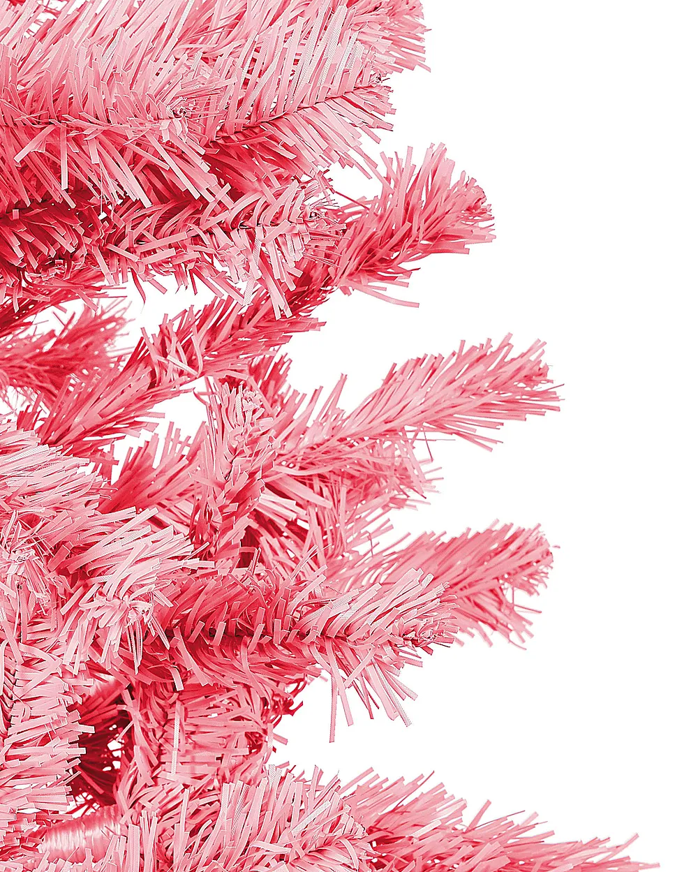 Árbol de Navidad Artificial FARNHAM 210 cm Rosa Pastel - Vista 6