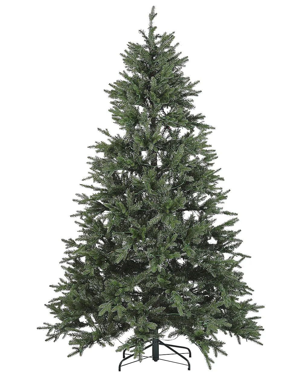 Árbol de Navidad Artificial con Luces LED FIDDLE 210 cm Verde Abeto - Vista 10