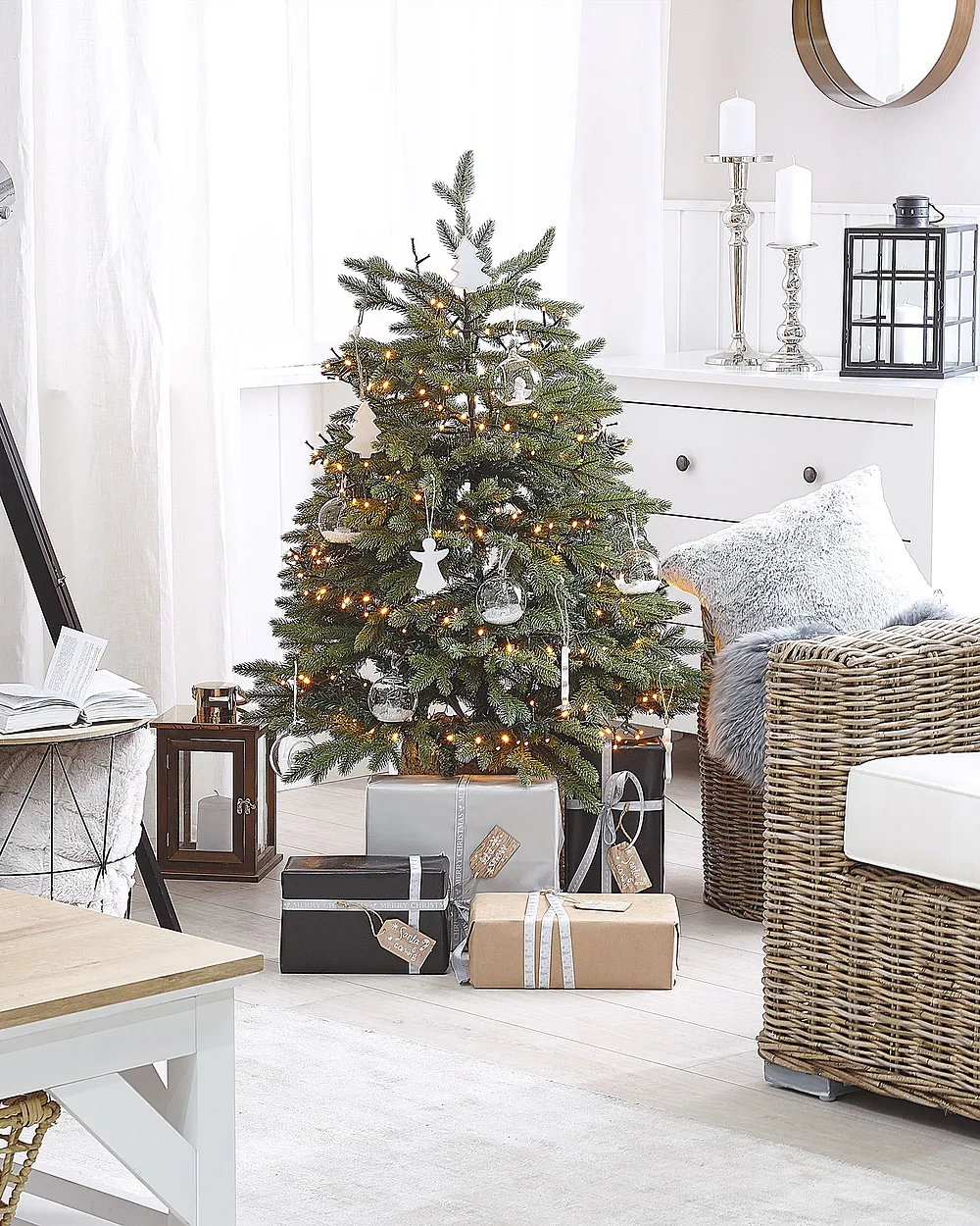 Árbol de Navidad Artificial HUXLEY 120 cm Verde Abeto - Vista 2
