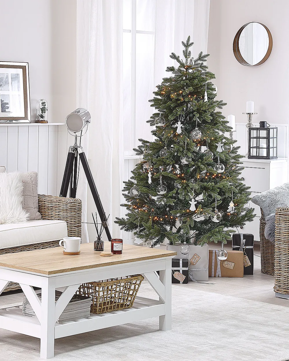 Árbol de Navidad Artificial HUXLEY 180 cm Verde Abeto - Vista 2