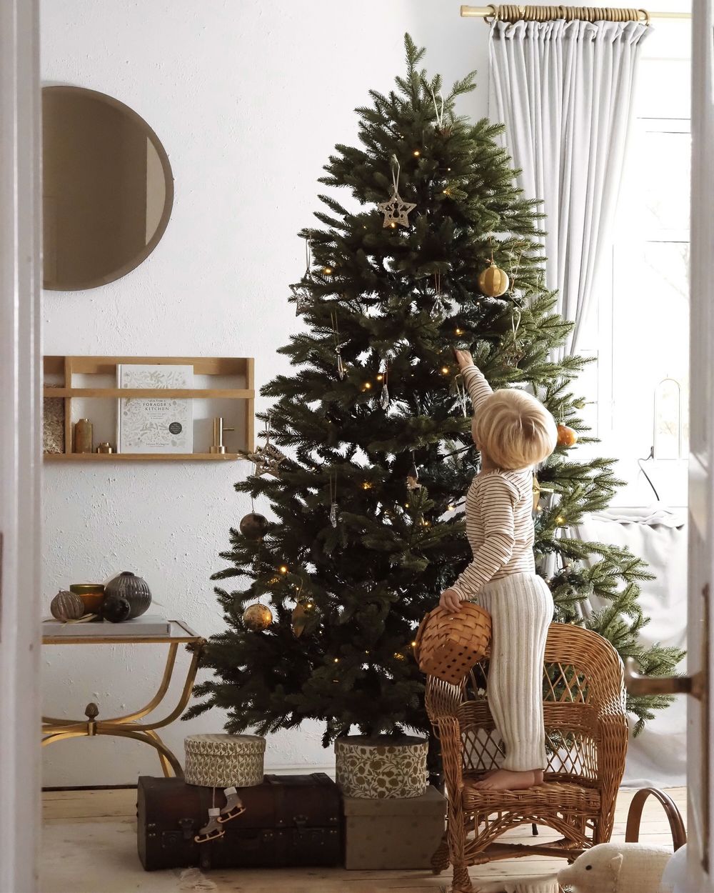 Árbol de Navidad Artificial HUXLEY 180 cm Verde Abeto - Vista 3