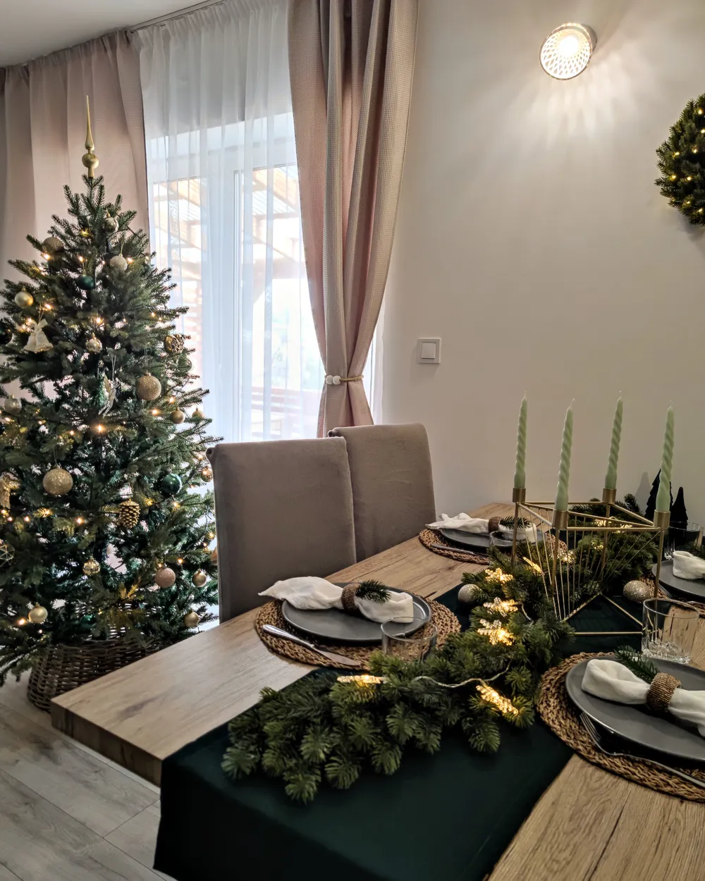 Árbol de Navidad Artificial HUXLEY 180 cm Verde Abeto - Vista 7