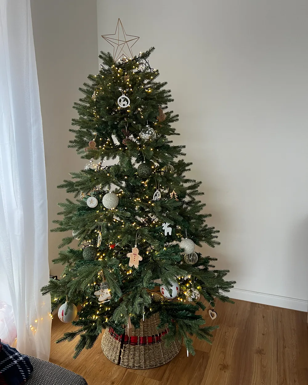 Árbol de Navidad Artificial HUXLEY 180 cm Verde Abeto - Vista 8