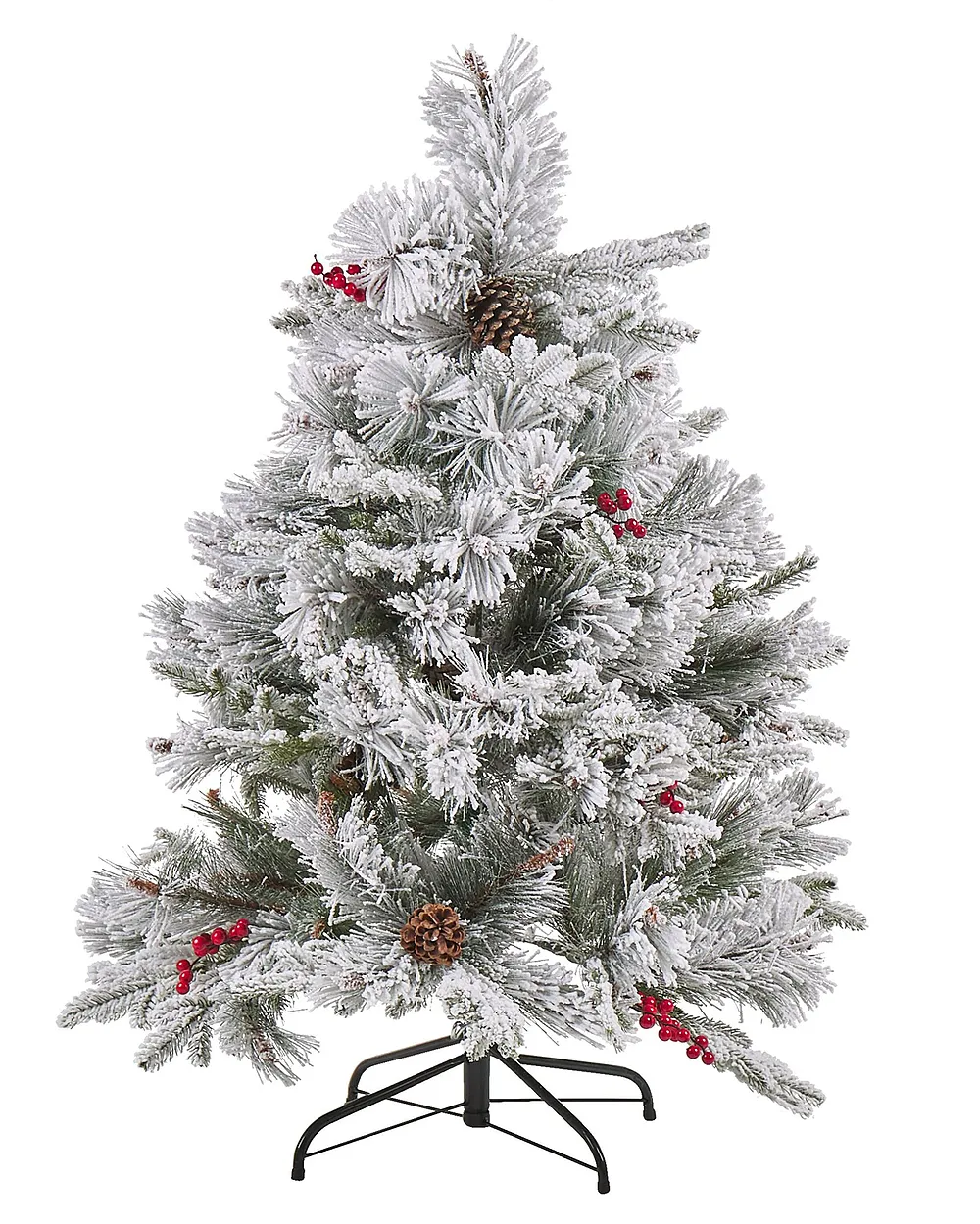 Árbol de Navidad Artificial Nevado MASALA 120 cm Blanco Nevado