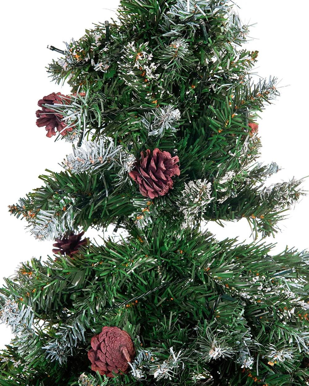 Árbol de Navidad Artificial con Luces LED PALOMAR 180 cm Verde Oscuro - Vista 10