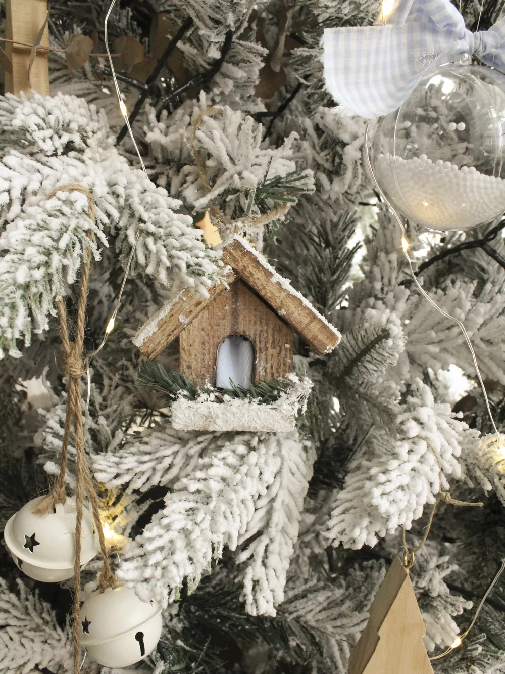 Árbol de Navidad Artificial Nevado TOMICHI 210 cm Blanco Nevado - Vista 5